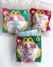 1999 Disney Winnie the Pooh  Tigger McDonalds Toy Lot x3 Pooh 1 Roo 6 2