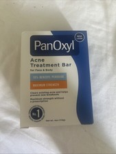 Panoxyl Acne Treatment Bar with 10 Benzoyl Peroxide, Maximum Strength Acne Bar