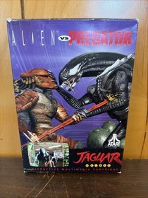 Alien VS Predator (Atari Jaguar) Box Manual W/ 4 Overlays
