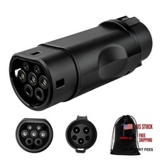 Type1 to Type2 EV Adapter, 32A J1772 to IEC 62196 Charger Connector - Fit for