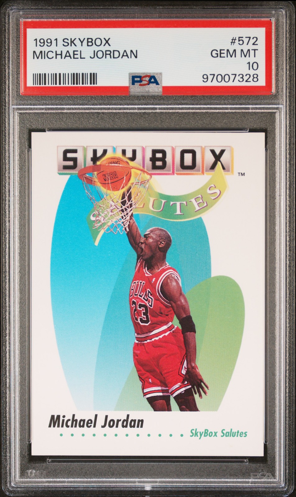 Michael Jordan #572 (Basketball Cards 1991 Skybox) — is it worth grading?