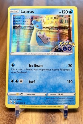 Lapras Holo Rare 023/078 PGO Pokemon GO NM