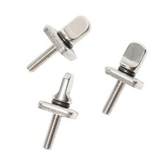 No Tool Stainless Steel Fin Screw for Longboard and SUP 3 pack