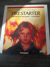RCA CED Videodisc Firestarter starring Drew Barrymore in great shape 1984