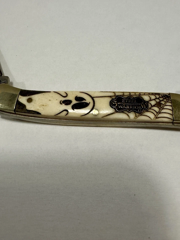 Navaja de bolsillo Steel Warrior 3" Little Copperhead Ghost and Spider Web Foto 2 de 3