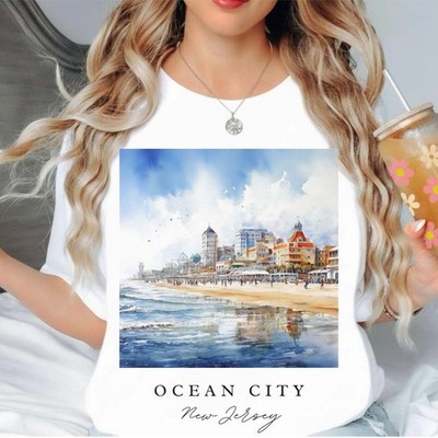 Ocean City Unisex Shirt Travel Gift New Jersey Trip Lover Favorite Tee