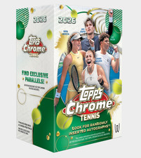 2026 TOPPS CHROME TENNIS VALUE BLASTER BOX (28 Cards) Presale Lot of 5 Boxes