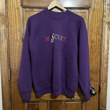 Vintage 1990s Disney Mickey Mouse Sweatshirt Embroidered Size XL USA Made