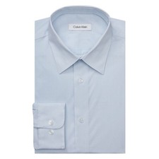 Calvin Klein Men's Steel Plus Regular Fit Stretch Wrinkle Free Dress Shirt