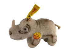 Steiff Animal Rhino 1451/09 Nosy 9cm - Excellent Condition