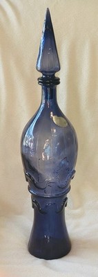 Rossini Italian Genie Bottle & Stopper 19.5  with Original Sticker