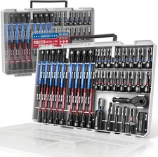 41-Piece Premium 1/4" Drive Magnetic Impact Nut Driver Set Metric & SAE Standard