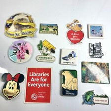 Vtg Refrigerator Magnets Lot 13 pcs Variety P...