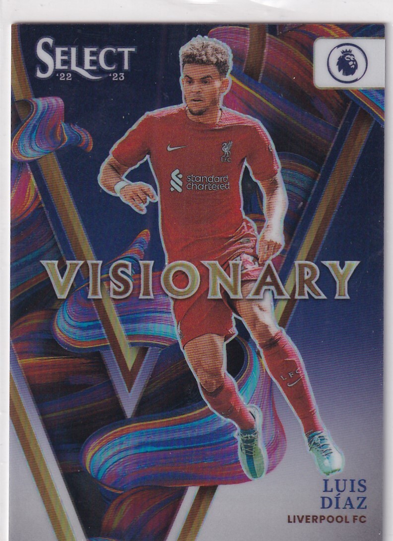 Panini Select Premier League 2022-23 No. 22 Luis Diaz Visionary Prizm Case Hit