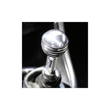 Fits Mustang Billet Shift Knob Cool Grip Tall Polished 1979-2004 Fits Mustang Billet Shift Knob Cool Grip Tall Polished 1979-2004