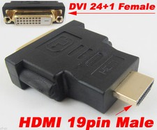 1pc HDMI Male to DVI-D Female 24 1 Pin DVI M/F Gold Plated Converter Adapter