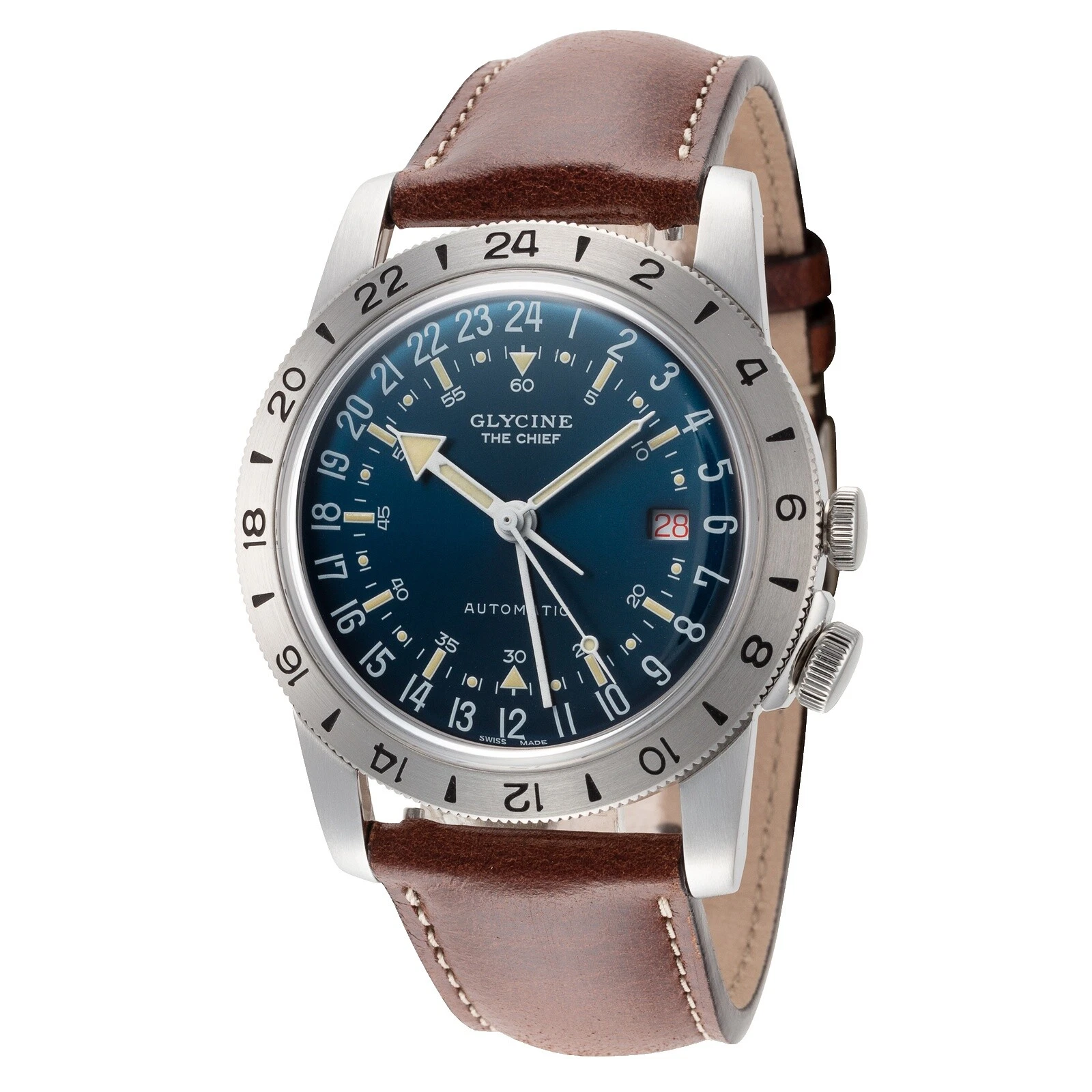 Stainless Steel Glycine Airman Mechanical (Automatic) Wristwatches