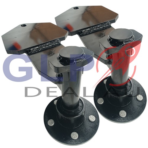 5x 4.5 Lug Superior Shipping Container Wheels, Bolt-on Spindle Kit - Picture 5 of 8