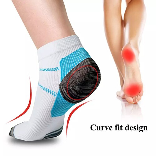 Plantar Fasciitis Foot Pain Relief Sleeves Heel Ankle Sox Compression Socks Mens - Bild 5 von 33