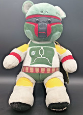 BAB Build A Bear Star Wars Boba Fett Bounty Hunter 2016 Stuffed Plush 18"