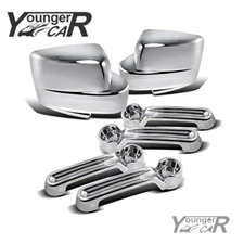 Mirror+Door Handle Covers For 2007-2012 Dodge Nitro 2008-2013 Jeep Libert CHROME