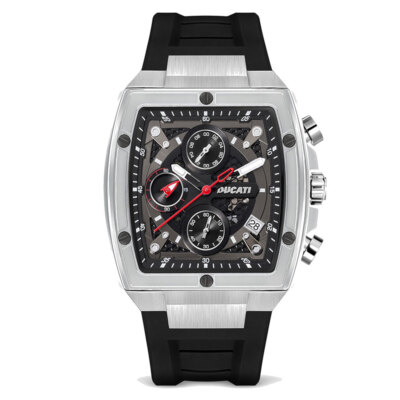 Ducati Corse Black Locman Steel Men's Chronograph - DTWGO0001303