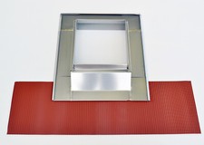 🇫🇷 Kit abergement cheminée zinc – réglable toiture – 2 formats – zinc 6.5/10