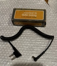Honeywell Standard AC to Rollei Rolleiflex Locking Flash Cord Coiled 6ft NEW