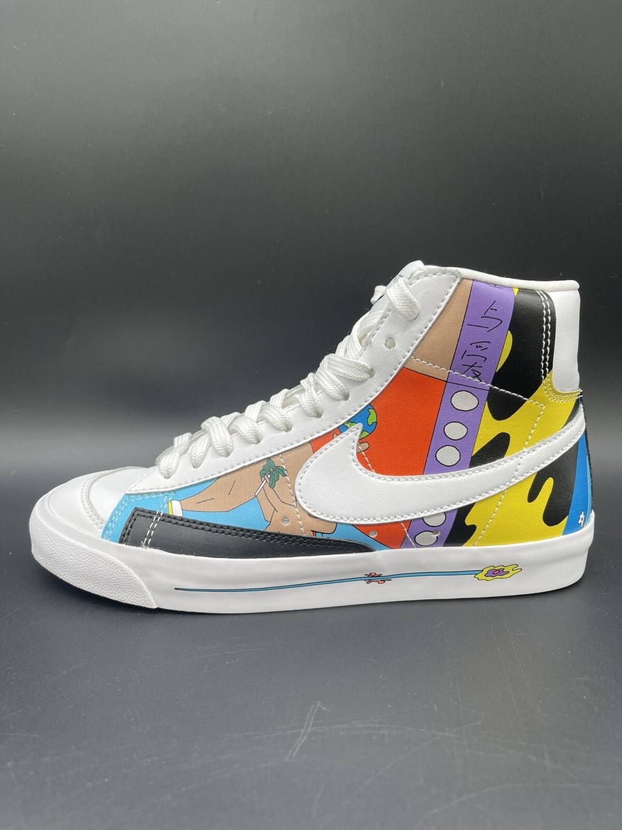 ruohan wang x nike mens blazer mid flyleather stores