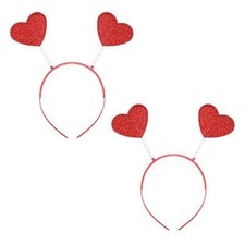 Heart Headband Red Heart Headband Love-shaped Head Boppers Party Accessoires ...