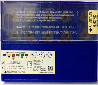 10PCS Neu Sumitomo CNC Klinge WNMA080412 AC410K