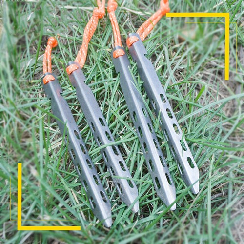 4/8/12 Stk. Titan Heringe Camping Zeltheringe Tragbarer Zeltnagel neu - Picture 6 of 9