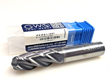 GWS 1/2" x 1/2 x 1-1/4 x 3 Solid Carbide Ball Nose End Mill 43750020BNC15