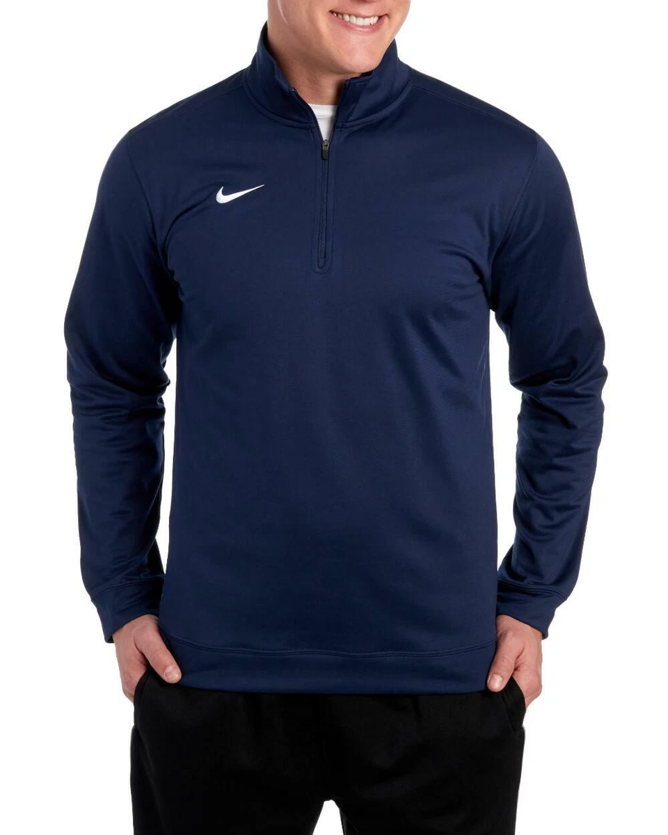 Hvad er der galt trolley bus Majestætisk Nike | Men&#039;s Dri-Fit Performance 1/4 Zip Pullover | Small | Navy | NWT  | eBay