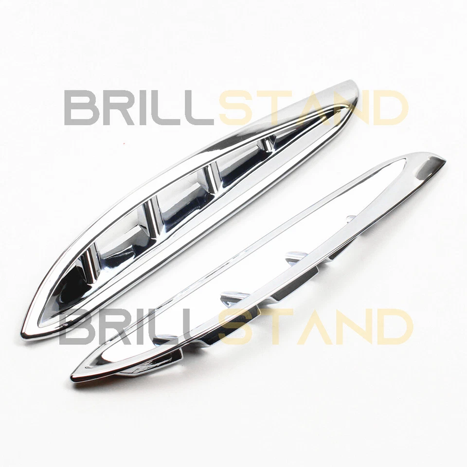 For Toyota Venza 2021 2022 2023 2024 Chrome Front Bumper Fog Light Cover Trim - Image 4 of 4