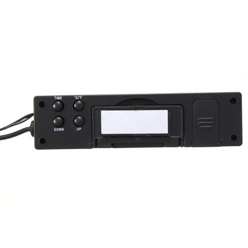 Car Auto LCD Digital Clock Thermometer Indoor Outdoor Temperature Voltage Meter - Picture 7 of 10