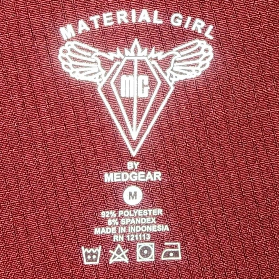 Material Girl Medgear Scrub Pants Womens M Red Wine Medical Dental Nurse Doctor - Image 3 of 4
