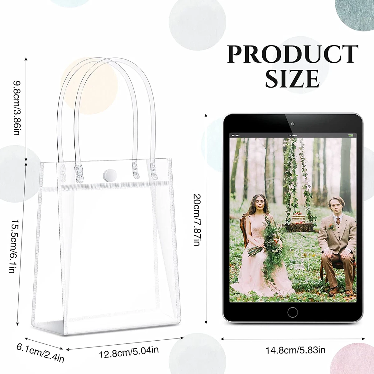 Small clear bags with handles new arrivals