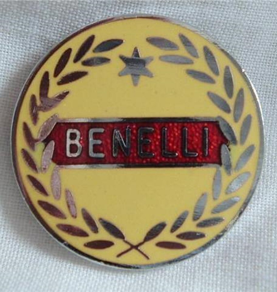 BENELLI ENAMEL LAPEL PIN BADGE CAP BADGE