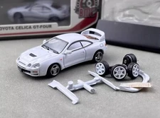 BMC 1/64 Scale Toyota Celica GT Four White Diecast Car Model Toy Gift