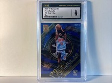 2021-22 Donruss Elite Kyrie Irving Power Formulas #23 Blue /99 Denver Mint 9
