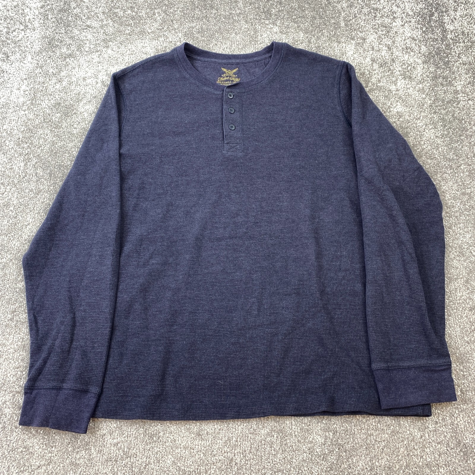 faded glory men's henley tee