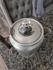 Antique Pure Aluminum Coffee Pot Pitcher Wood Handle Glass Top Made in USA — photo 4