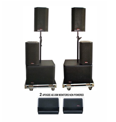 complete pa system with monitors