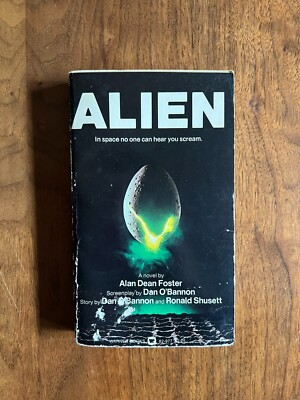 Alien (1979) by Alan Dean Foster Novel Movie Tie-In 1st Warner Books ...