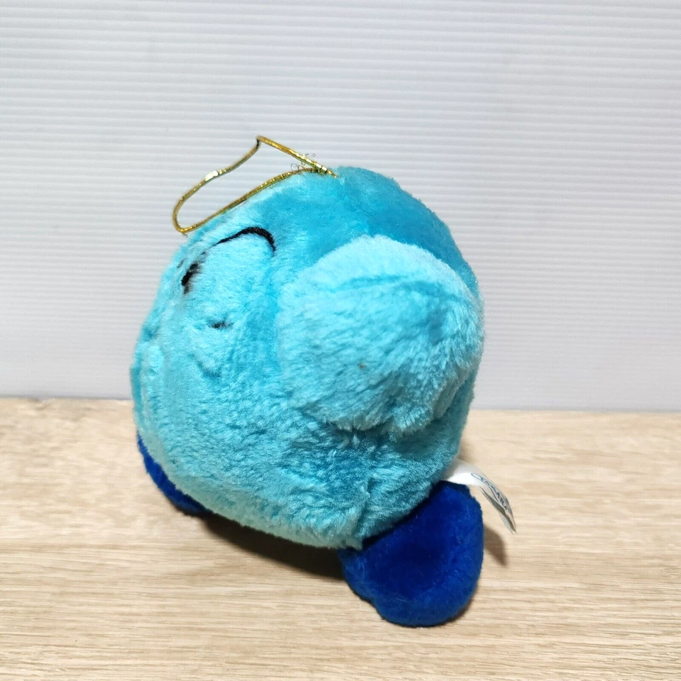 Muñeca de peluche Kirby's Adventure Takara 1993 juguete azul congelado de colección raro premio 5" Foto 4 de 4