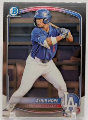  2025 Bowman #BCP-2 Zyhir Hope Chrome Prospect - LA Dodgers 
