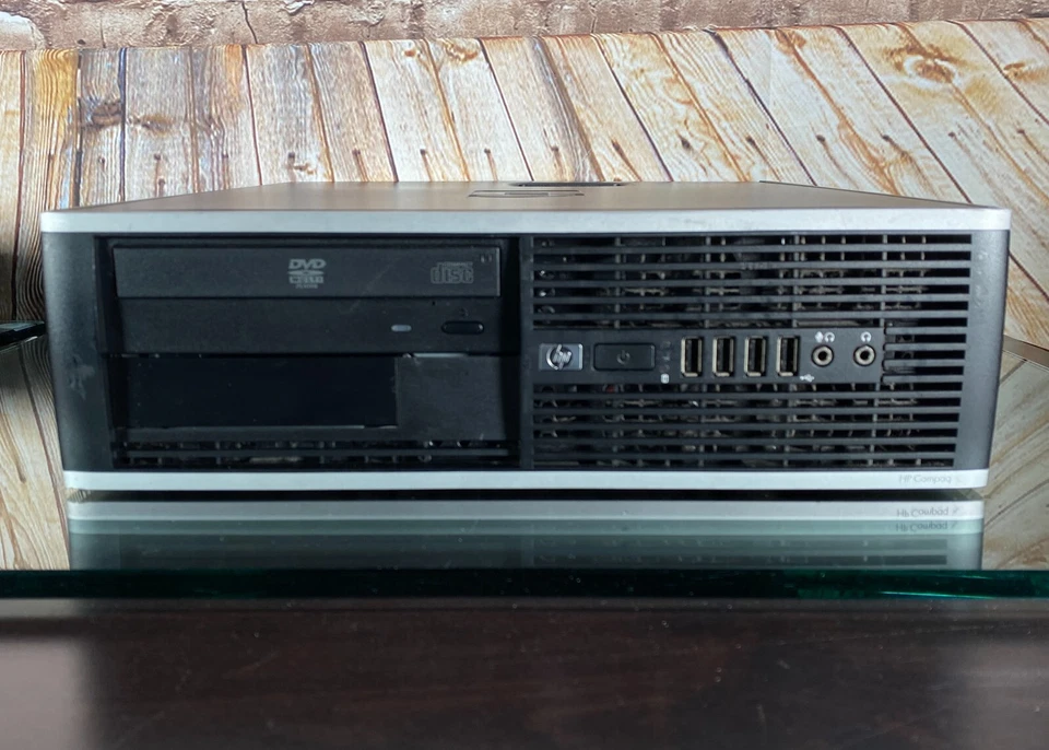 (2) HP Compaq 8000 Elite SFF E8500 Intel Core2 3.16GHz 4GB 160GB HDD No OS w/AC - Image 3 of 4