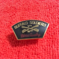 US ARMY 9TH 10TH CAVALRY BUFFALO SOLDIERS HORSE CAVALRY HAT PIN