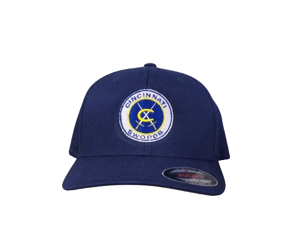 Flexfit AHL Hockey Cincinnati Swords Embroidered Hat Ball Cap New